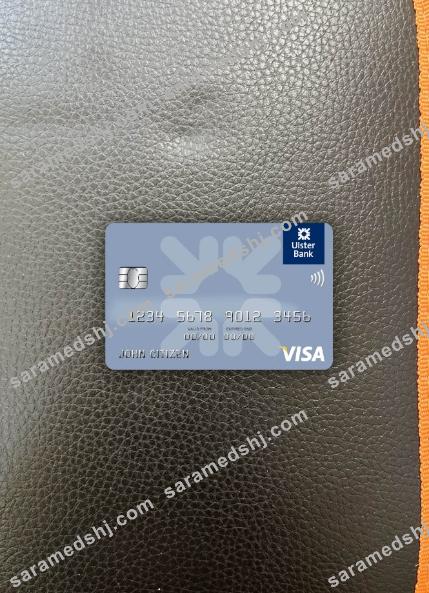 Ireland Ulster Bank Ireland visa card photolook front